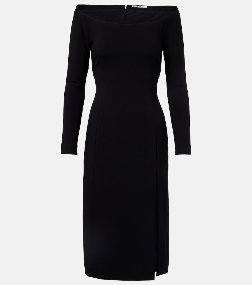 Acne Studios Off-shoulder midi dress
