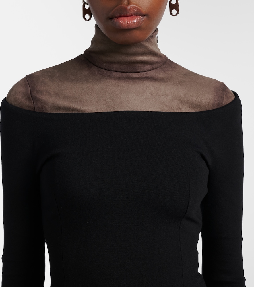  Acne Studios Acne Studios Off-shoulder Midi Dress 