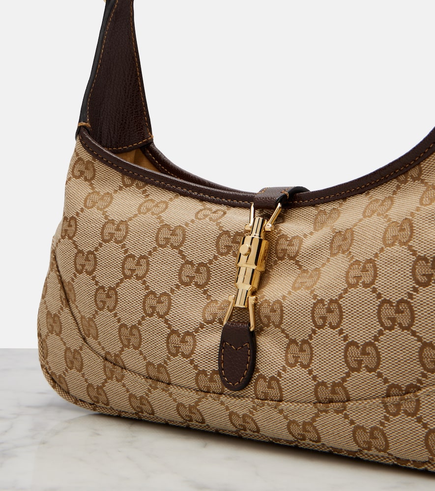  Gucci Gucci Schultertasche Jackie slim gg small Aus Canvas 