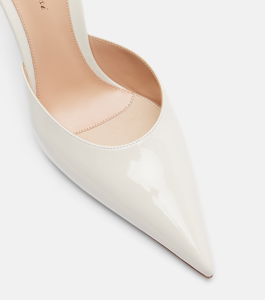  Gianvito Rossi Gianvito Rossi Patent Leather Mules 