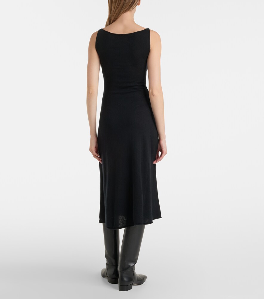  Extreme Cashmere Extreme Cashmere Nâ°468 Gabrielle Wool-blend Midi Dress 