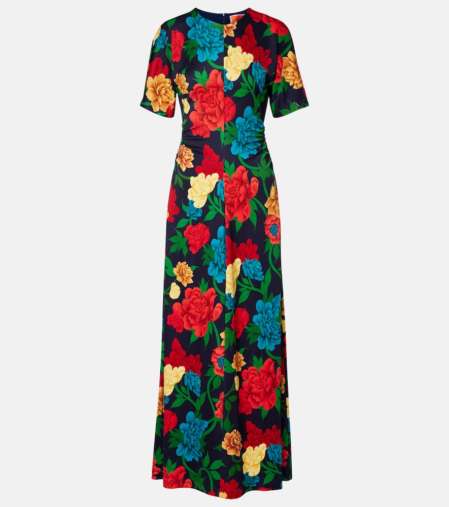 La Doublej Women's Multicoloured Angelica Floral Maxi Dress UK Size 12 - Mytheresa