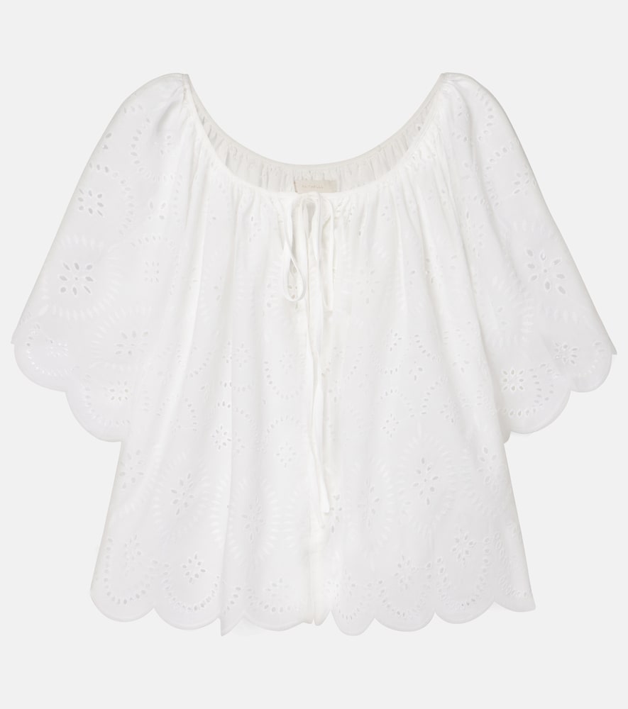 Faithfull Top Fondaco broderies anglaises 230 €
