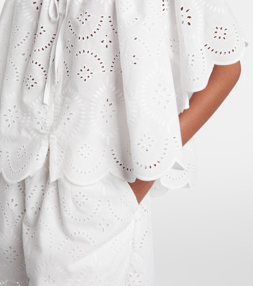 Fondaco Broderie Anglaise Top