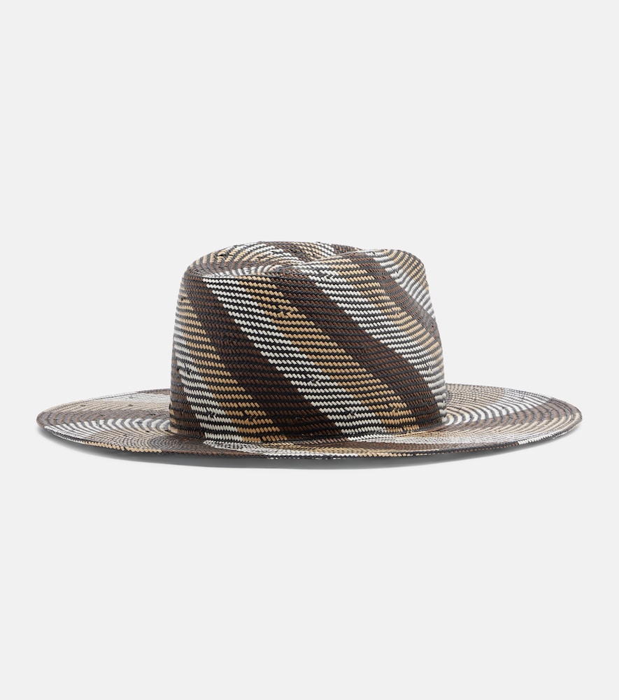  Ruslan Baginskiy Ruslan Baginskiy Fedora Aus Stroh 