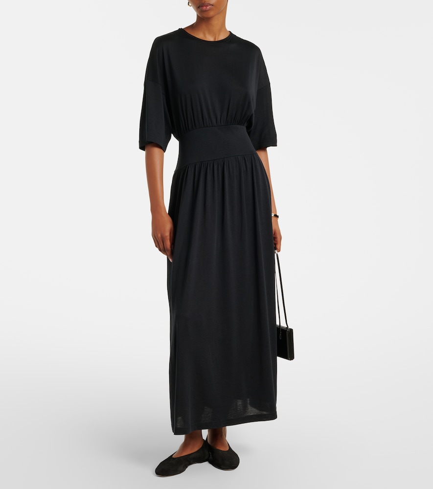 Toteme Cotton and silk midi dress