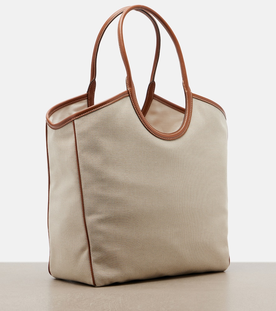  Miu Miu Miu Miu Tote Bag Ivy Aus Canvas Mit Leder 