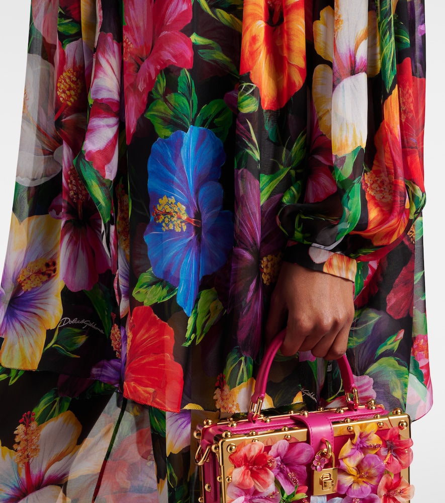 Dolce&Gabbana Floral Silk Chiffon Blouse