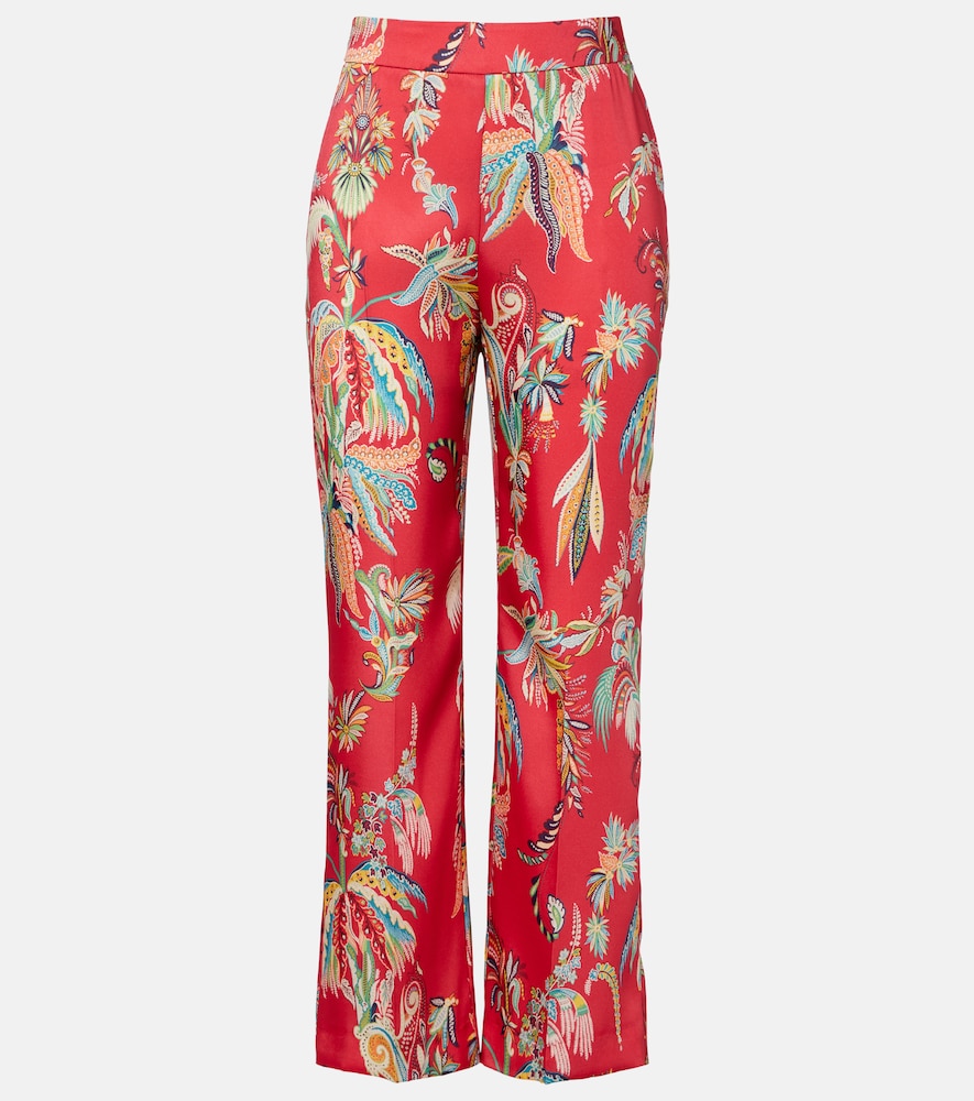 Etro Printed twill straight pants | Thumbnail 6