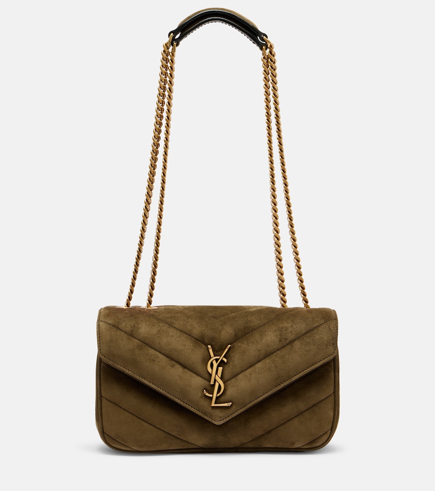 Saint Laurent Loulou Small suede shoulder bag