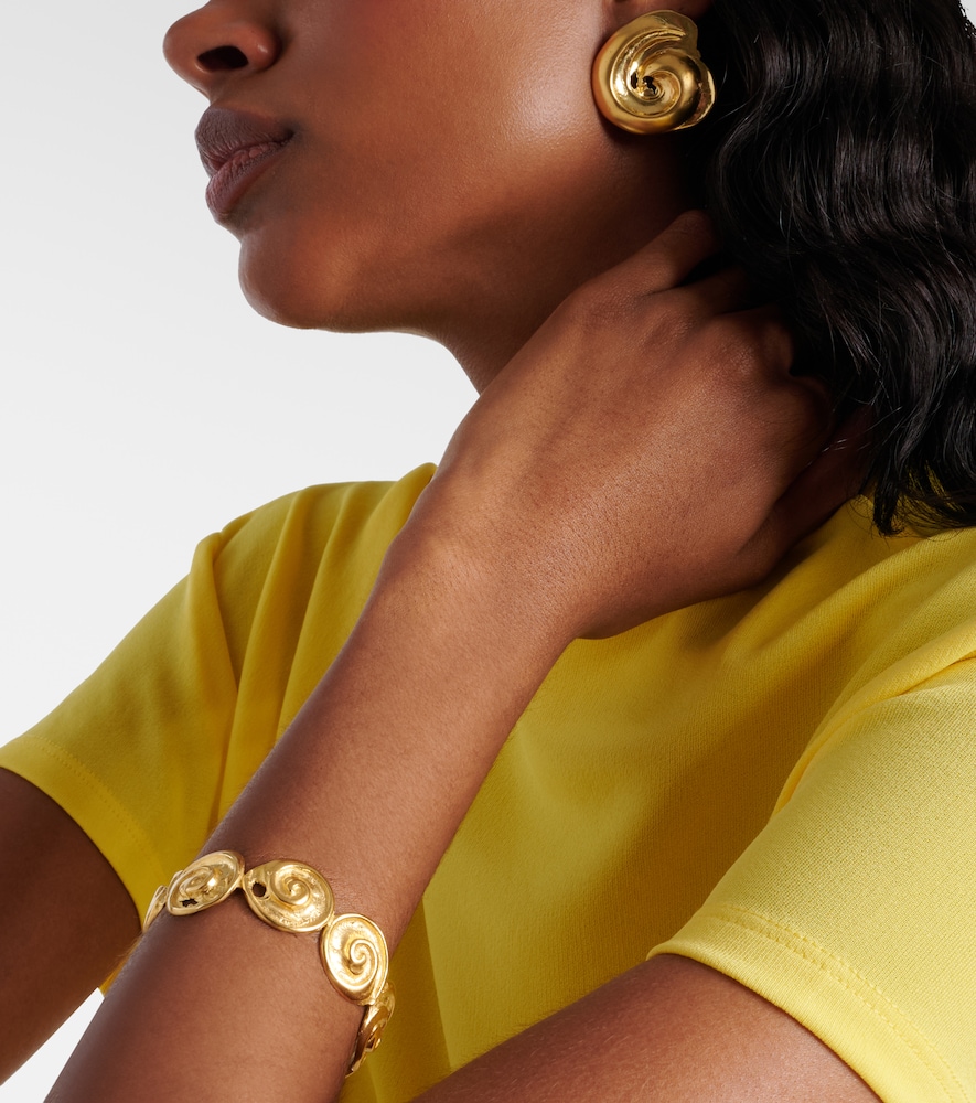 Cote 24Kt Gold-Plated Cuff Bracelet