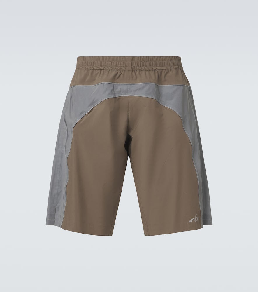 Balenciaga Men's Brown Colorblocked Technical Shorts UK Size 34 - Mytheresa