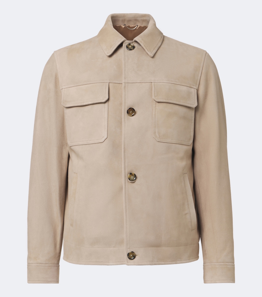 Lardini Veste blouson en daim