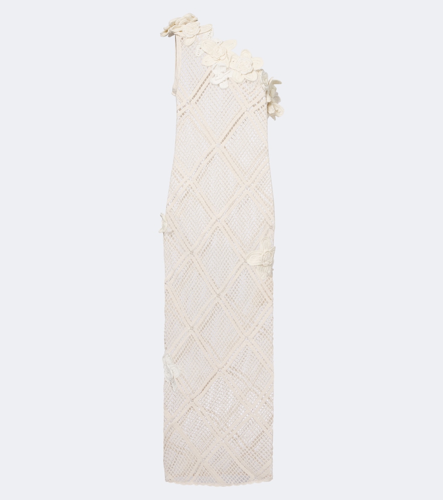 JW Anderson Robe longue en crochet de coton 1990 €