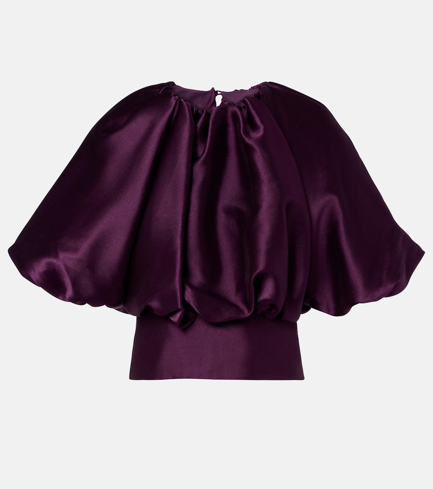 Top in taffetà
