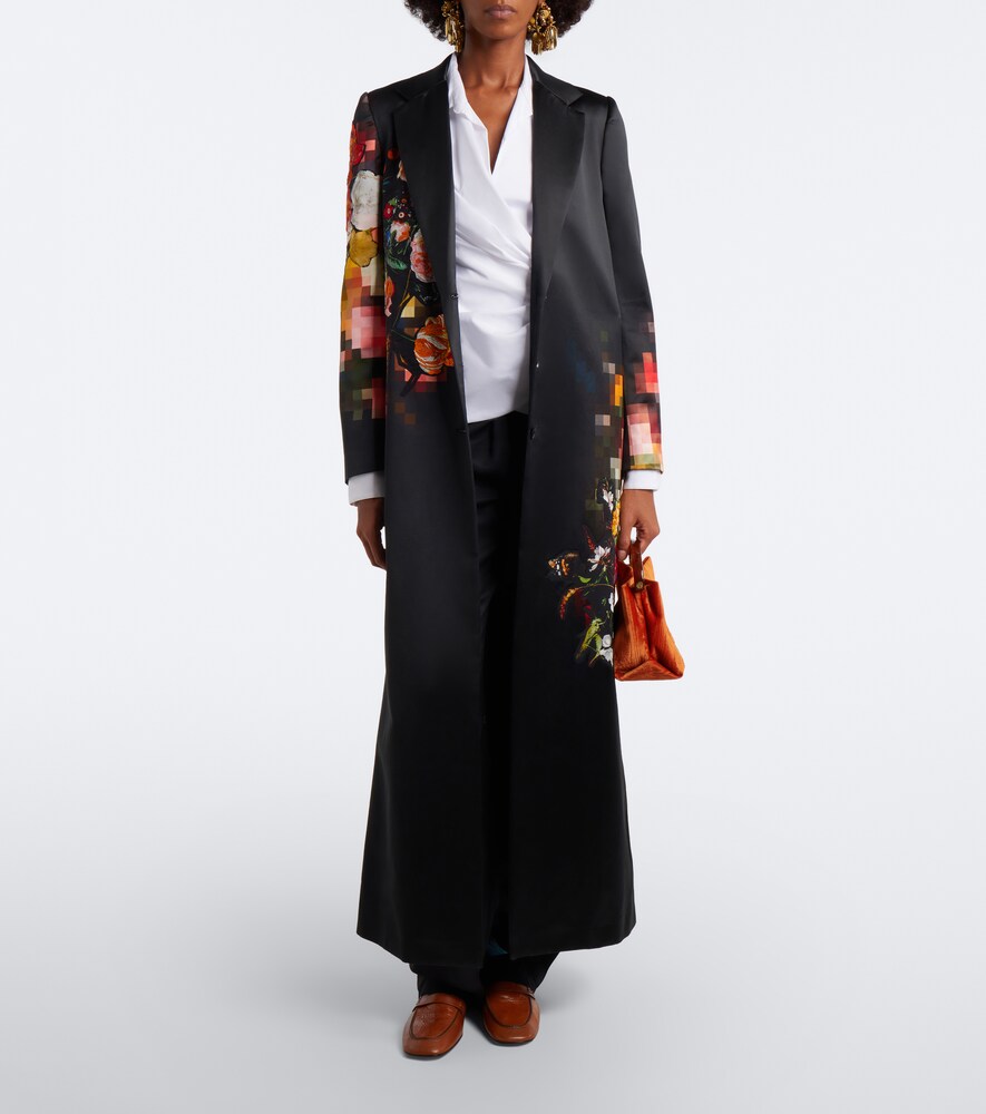 Floral Cotton And Coat