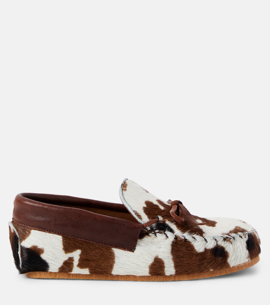 PePe PèPè Cow-print calf hair loafers | Thumbnail 5