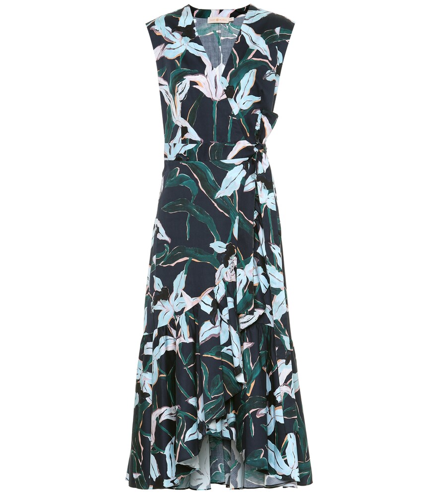 Tory Burch Ruffled Floral-print Cotton 