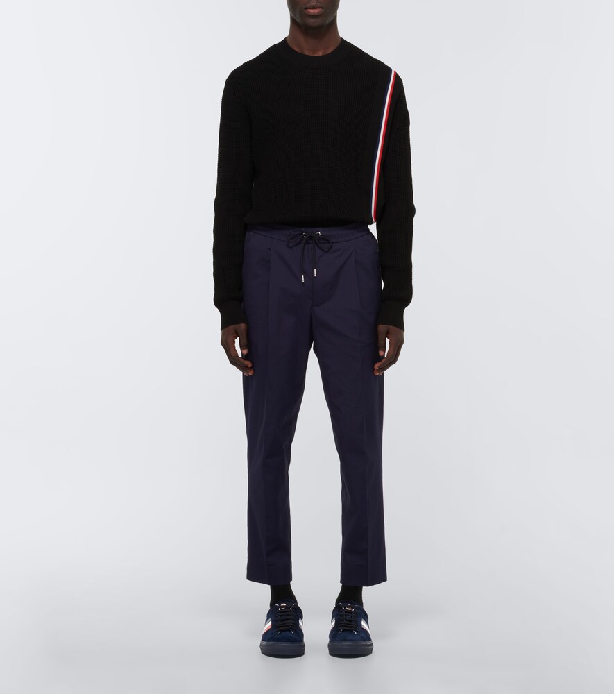  Moncler Moncler New Monaco Suede Sneakers 