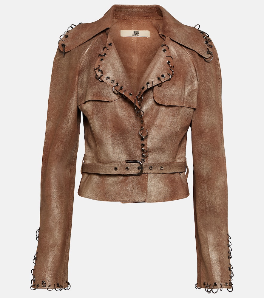 KNWLS Veste Helix en cuir