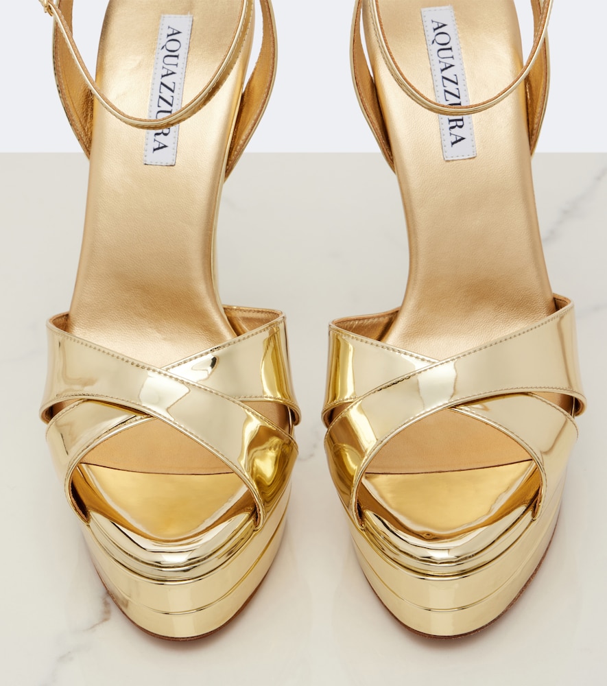 Divine 130 Metallic Platform Sandals