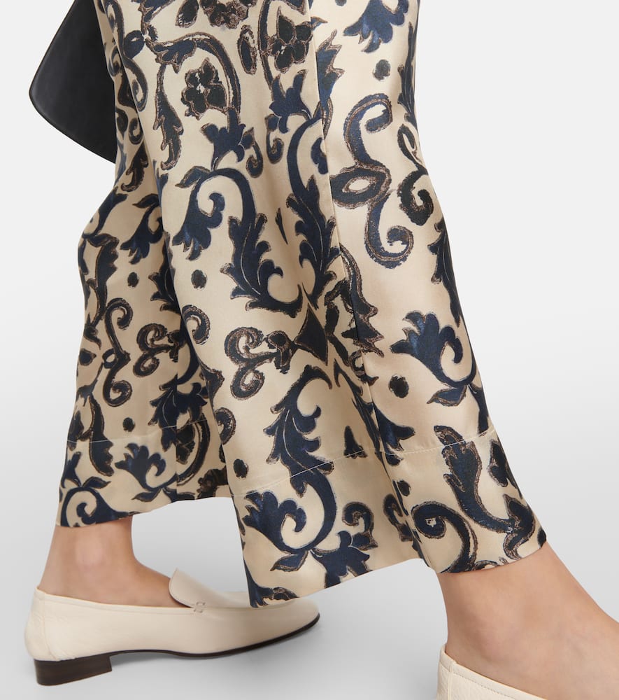 S Max Mara Lupin printed silk pants | Smart Closet