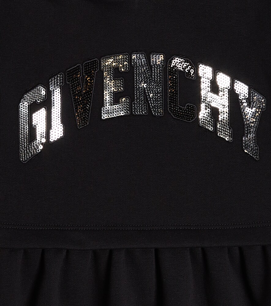  Givenchy Kids Givenchy Kids Robe Sweat-shirt En Coton Mélangé à Logo 