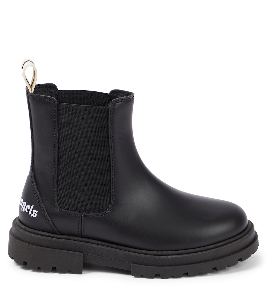  Palm Angels Kids Palm Angels Kids Leather Chelsea Boots 