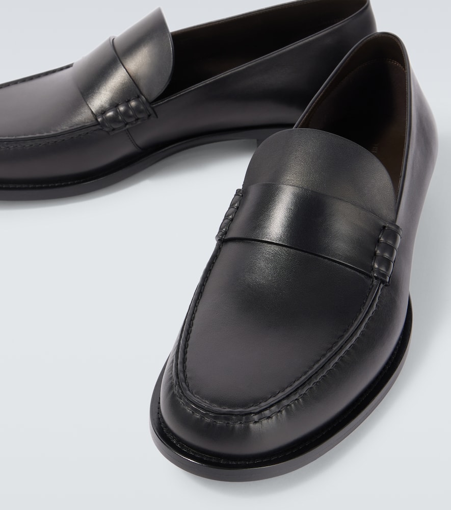 The Row Novus Moccasins In Black