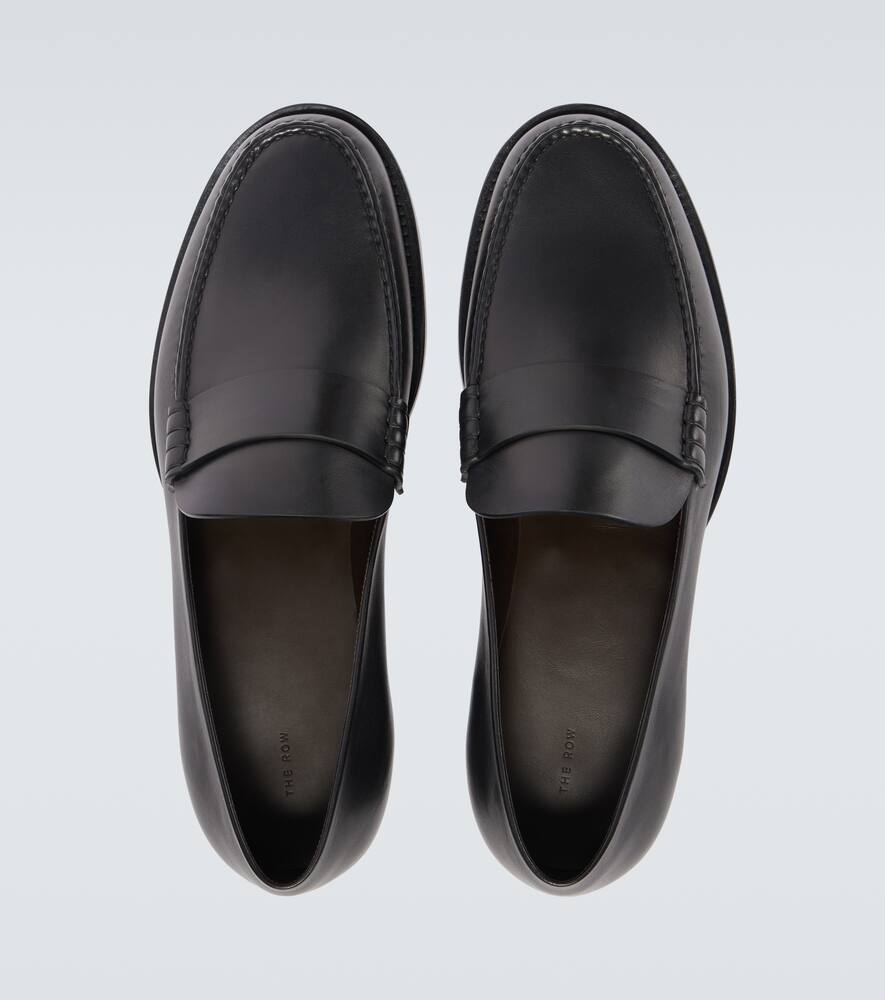 The Row Novus Moccasins In Black