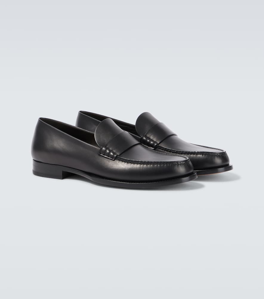 The Row Novus Moccasins In Black