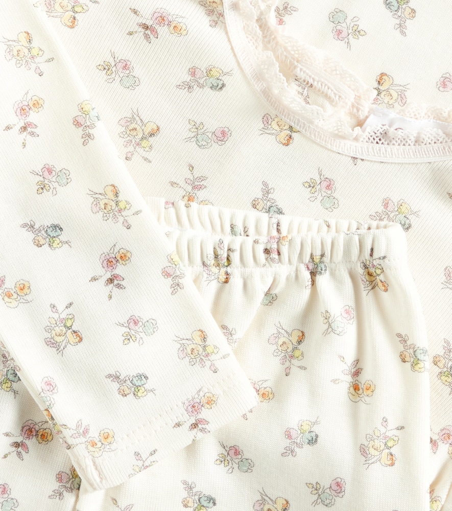  Bonpoint Bonpoint Baby Bedruckter Pyjama Genna Aus Baumwolle 