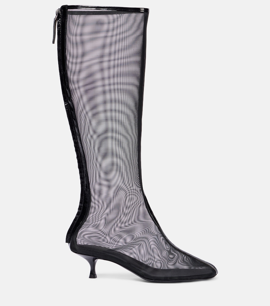  Christopher Esber Christopher Esber Vapour Mesh Knee-high Boots 