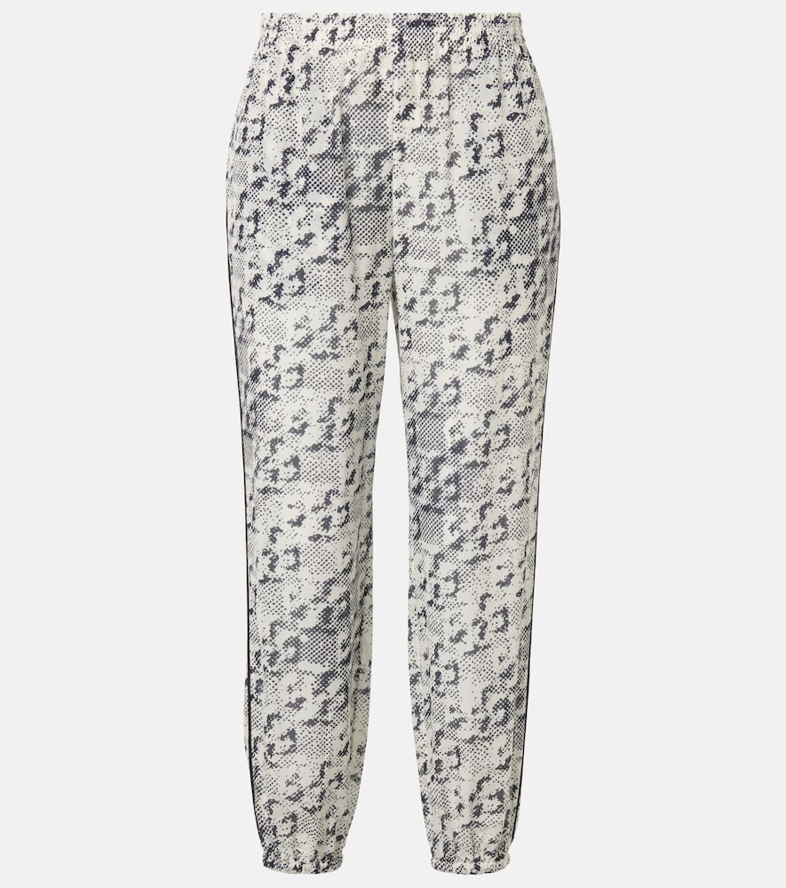 Tory Burch Printed Silk and Cotton Palazzo Pants
