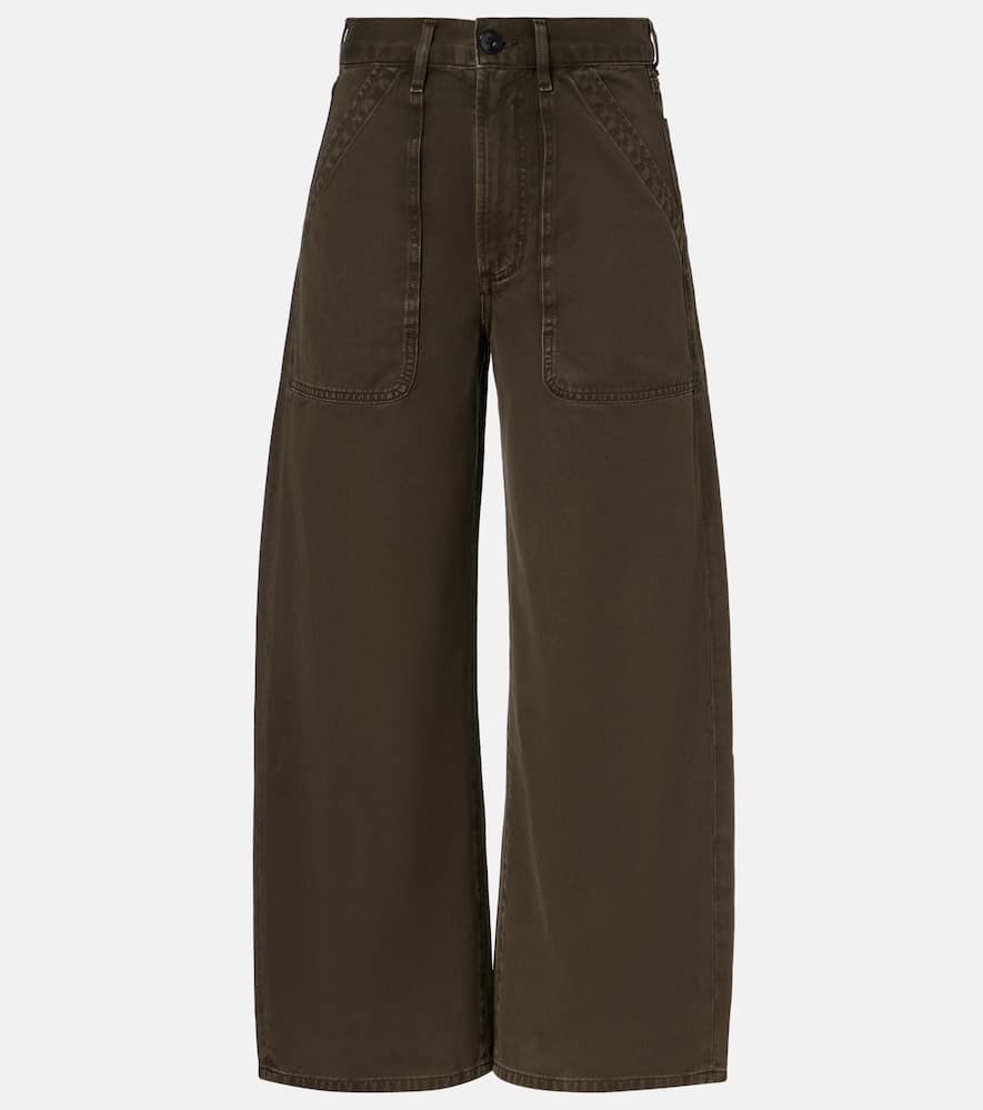 Ayla Cargo high-rise wide-leg jeans