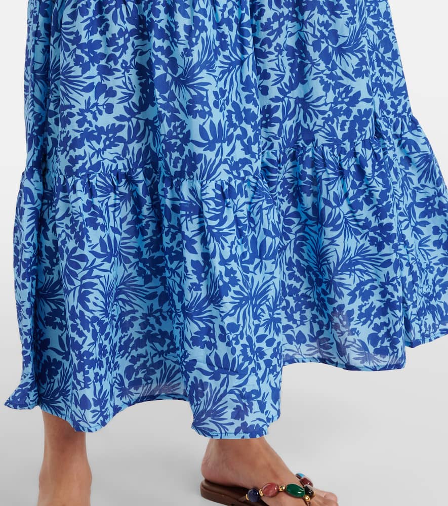 Heidi Klein La Marquet Cotton-blend Maxi Dress