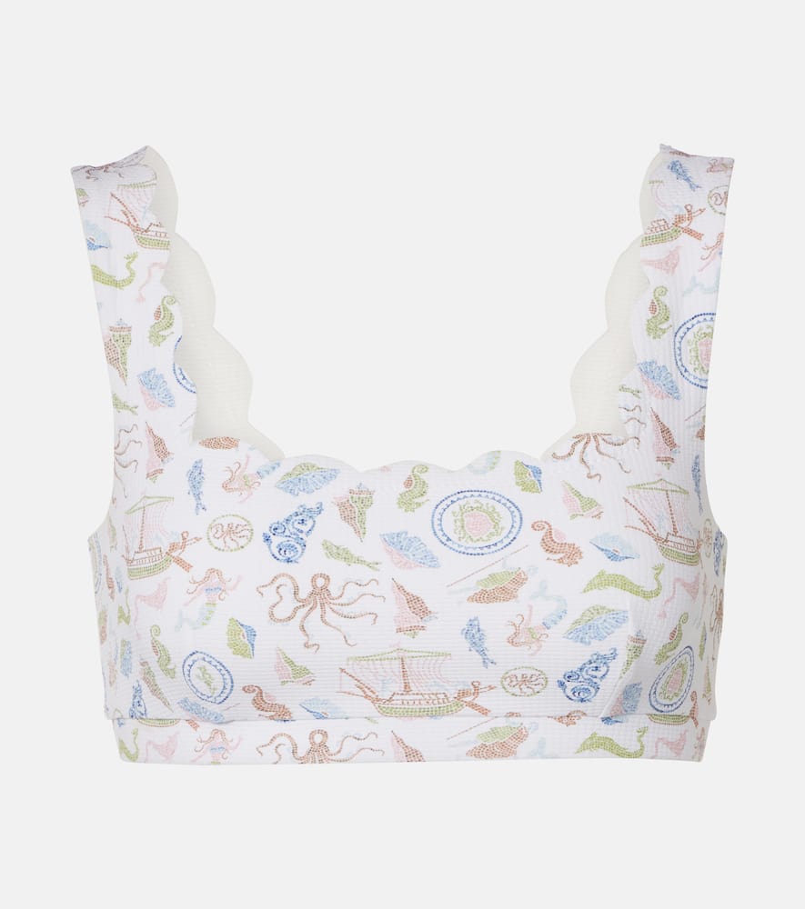 Palm Springs scalloped bikini top