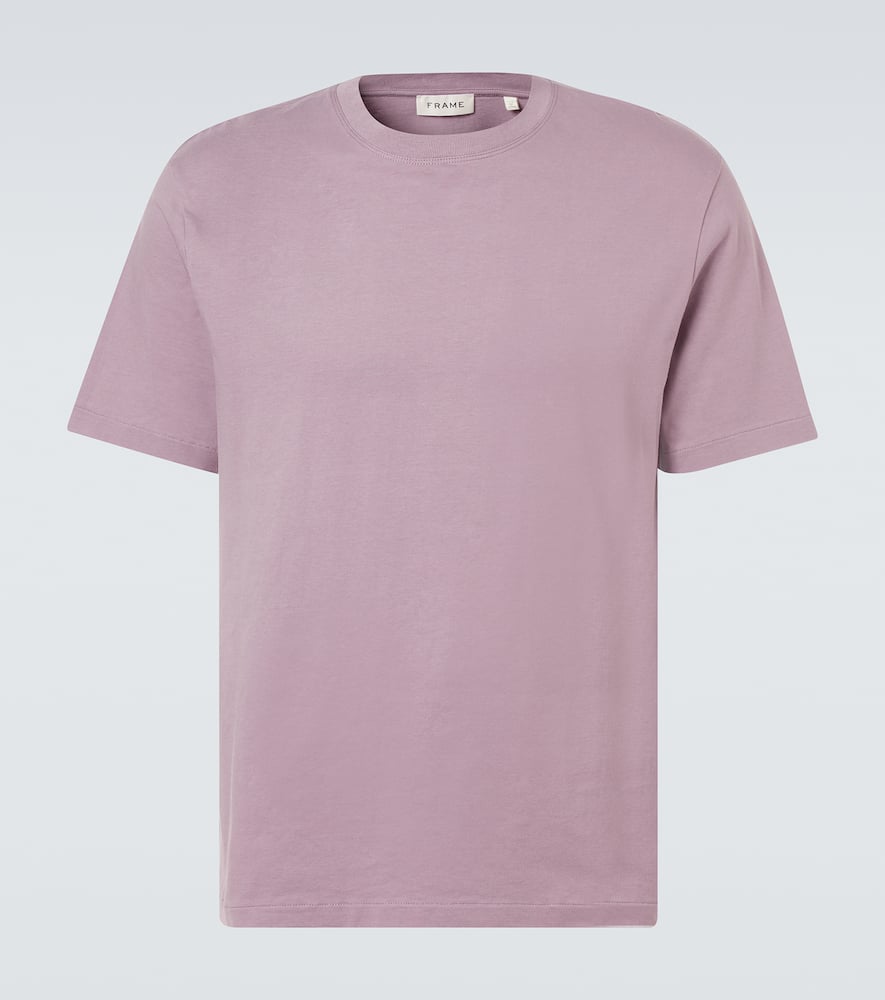 Frame Cotton Jersey T-shirt In Pink