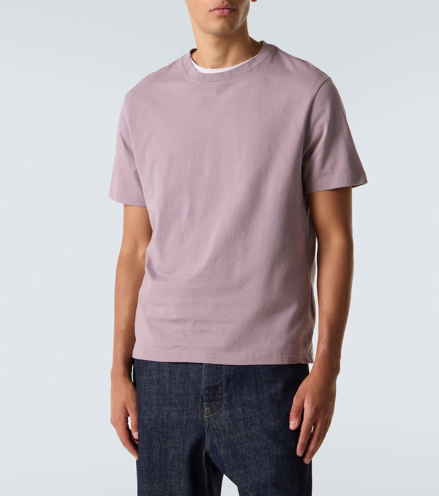 Frame Cotton Jersey T-shirt In Pink
