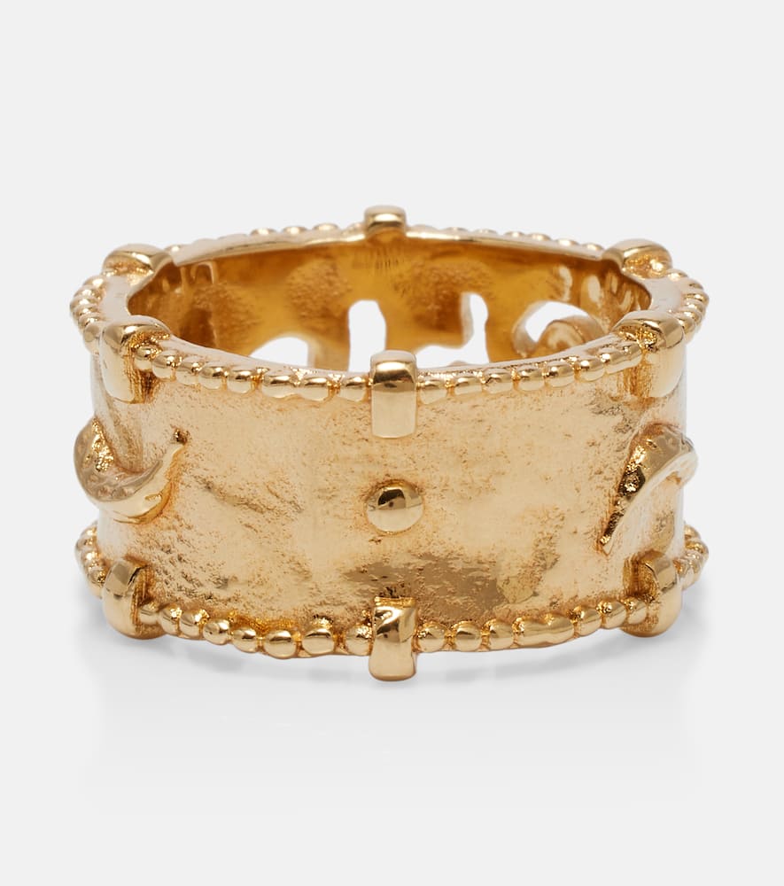 Chloé Logo Ring In Gold