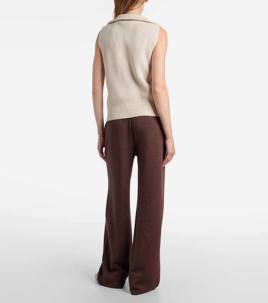Varley Amina Half-zip Sweater Vest In Neutral