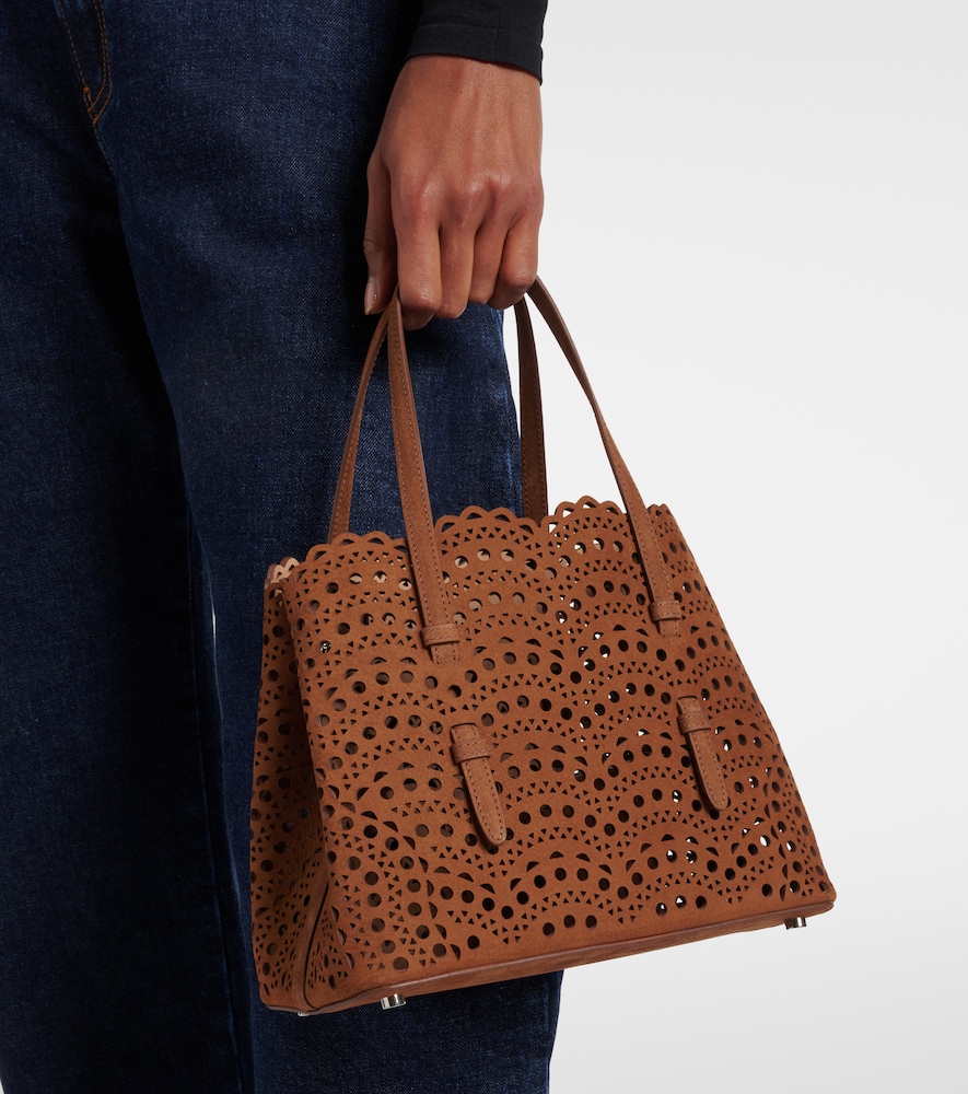Alaïa Mina 25 Vienne Wave leather tote bag