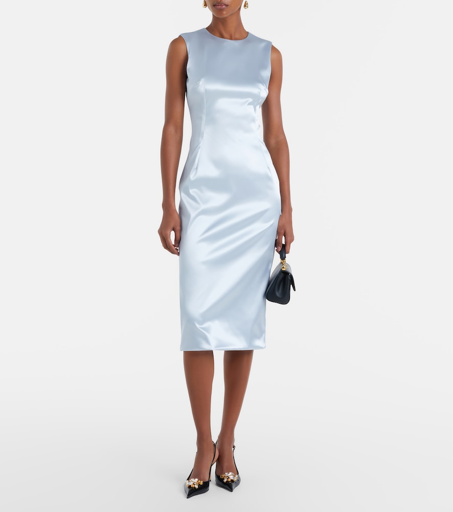 Dolce & Gabbana Satin midi dress