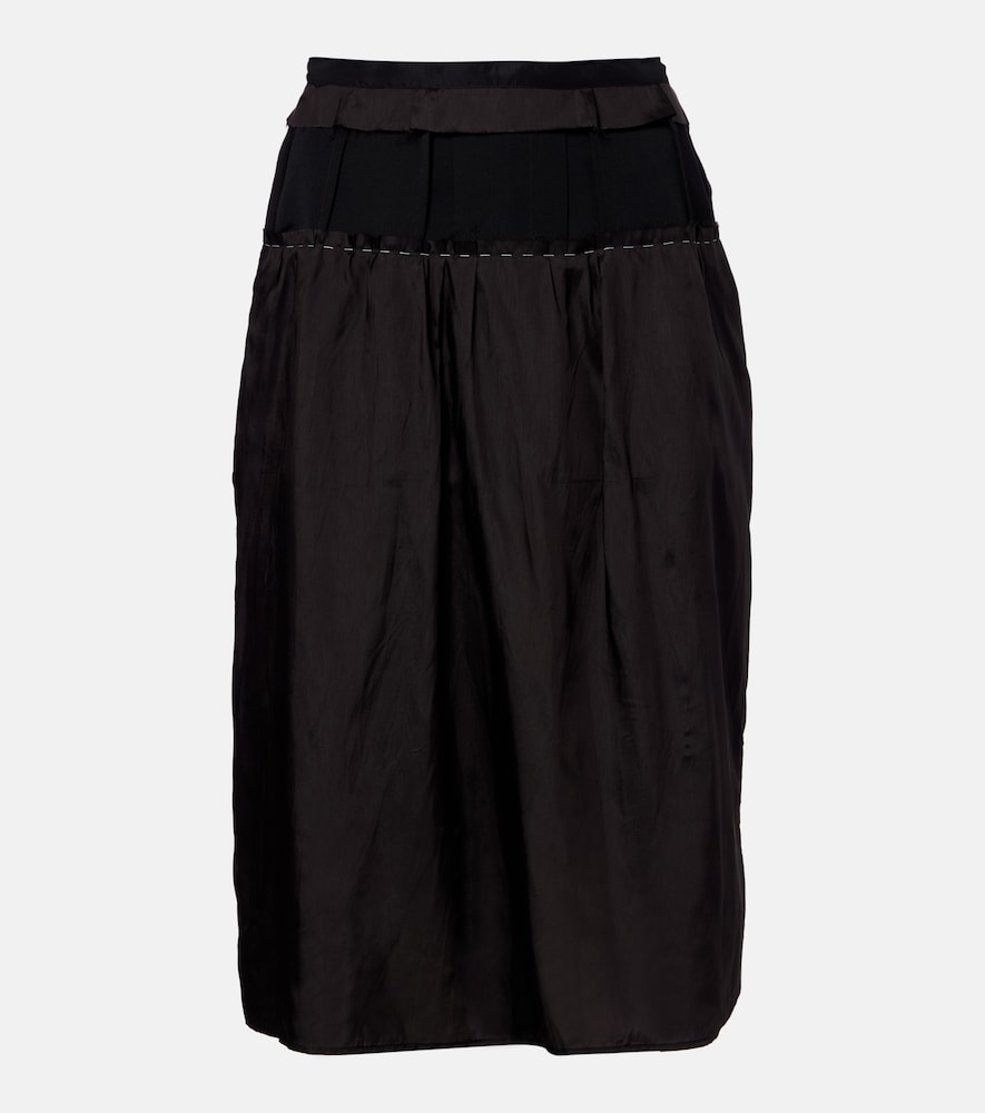 Maison Margiela Paneled Midi Skirt