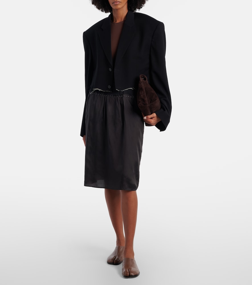 Maison Margiela Paneled midi skirt