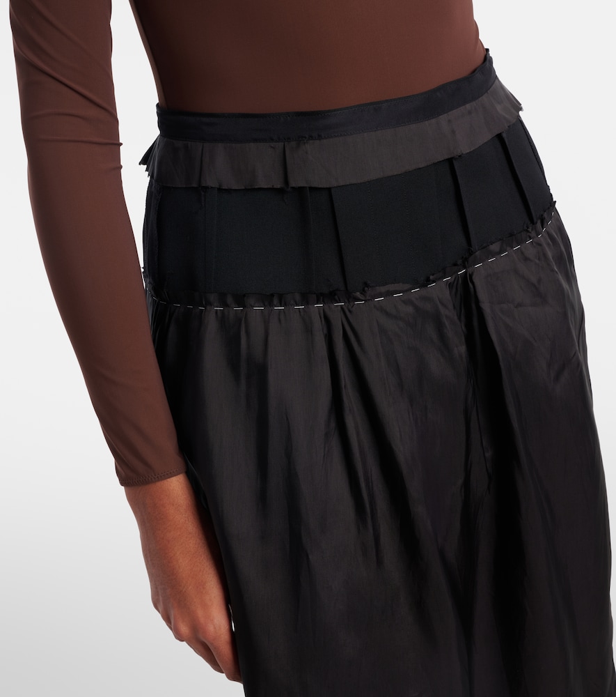  Maison Margiela Maison Margiela Paneled Midi Skirt 