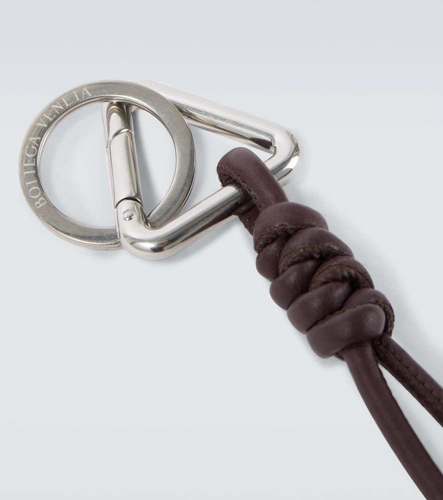  Bottega Veneta Bottega Veneta Leather Keychain 
