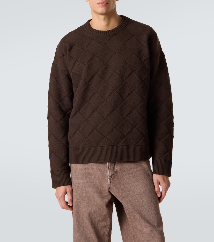  Bottega Veneta Bottega Veneta Pullover Intrecciato Aus Einem Wollgemisch 