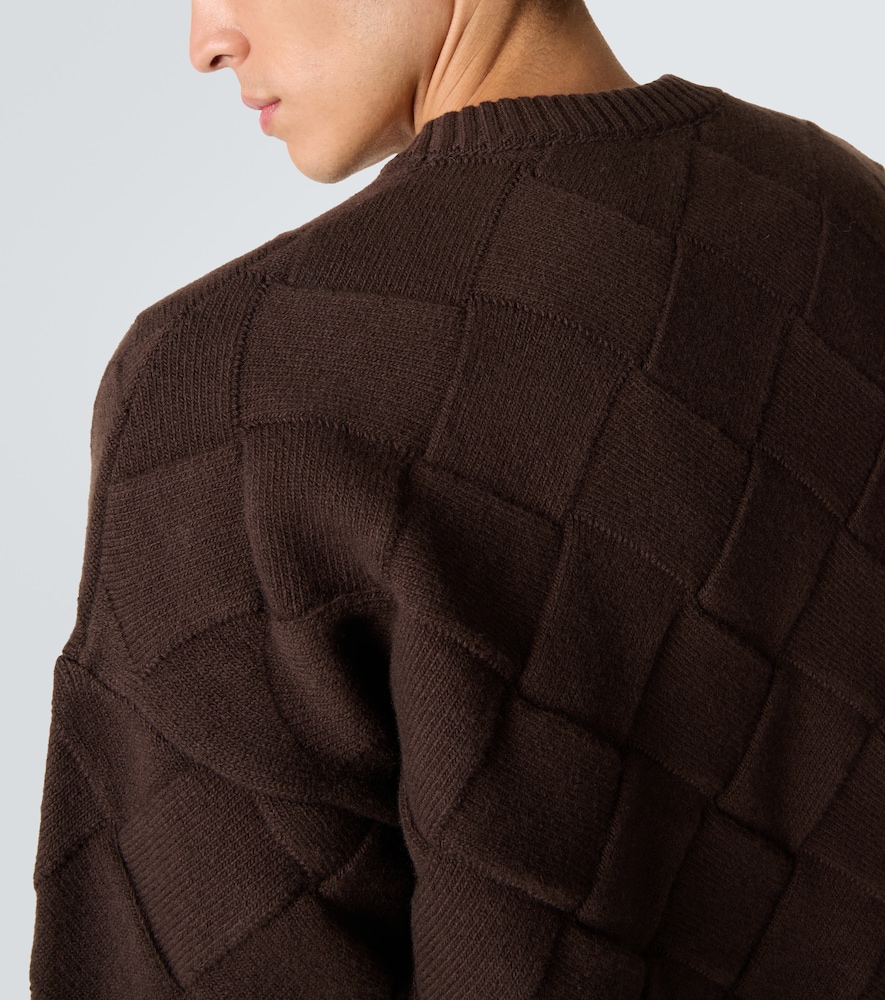 Intrecciato Wool-Blend Sweater