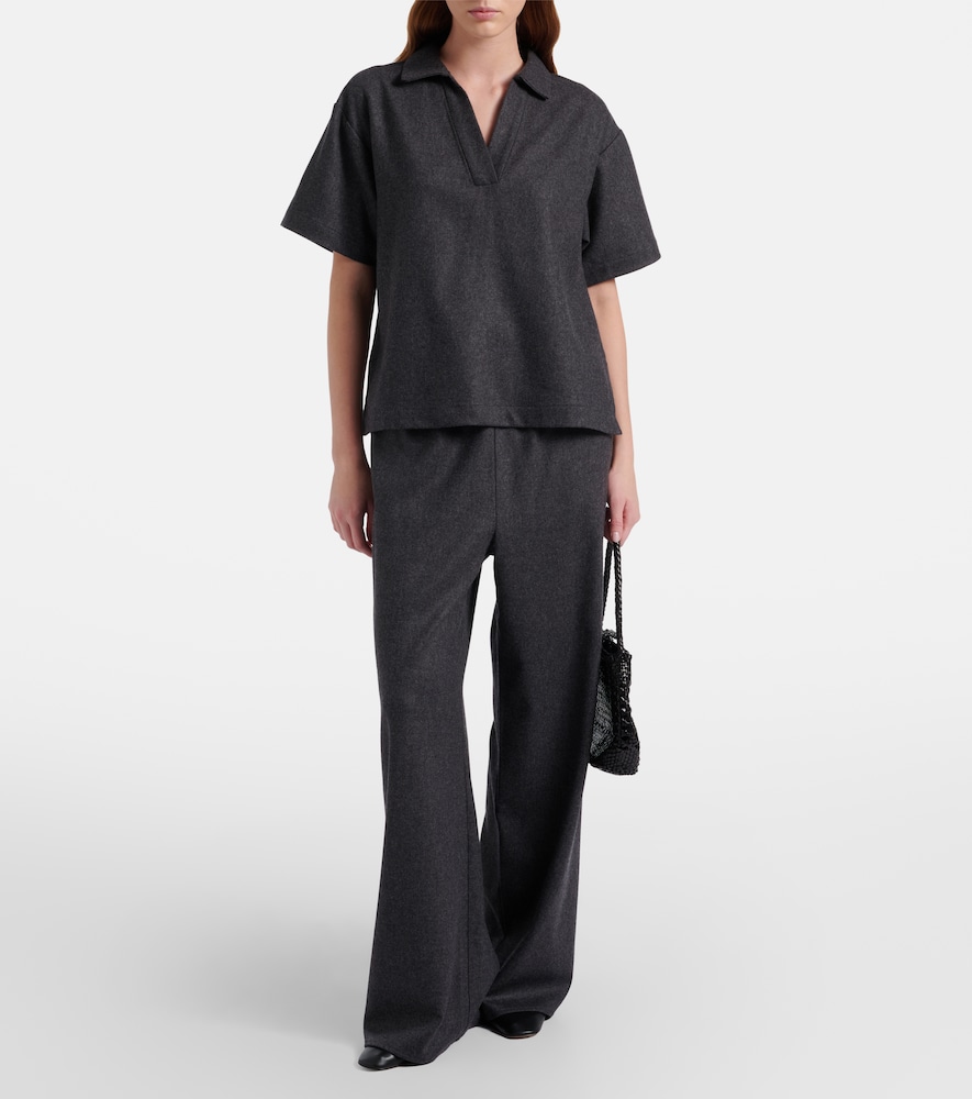  Asceno Asceno Weite Hose Austin Aus Wolle Und Kaschmir 